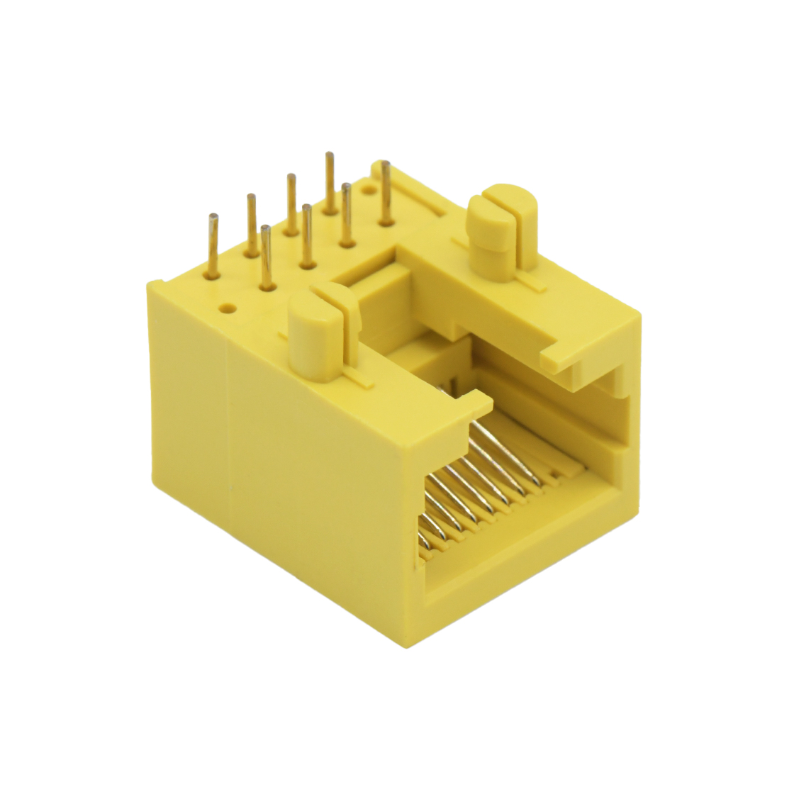 RJ连接器 RJ45 8P8C DIP插板式 反向 全塑