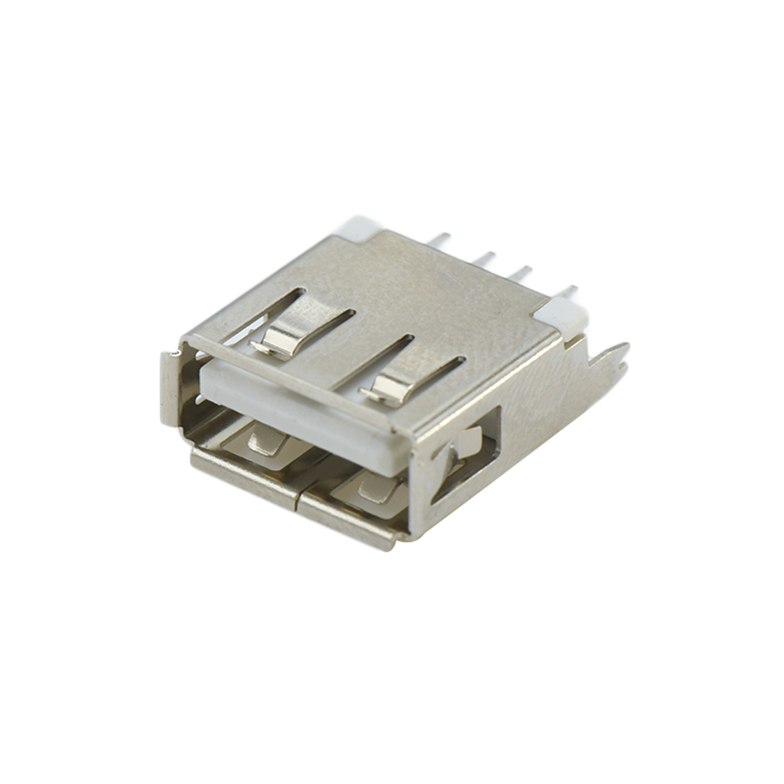 USB连接器USB2.0 AF 立插DIP H=13.0mm 鱼叉直脚有边