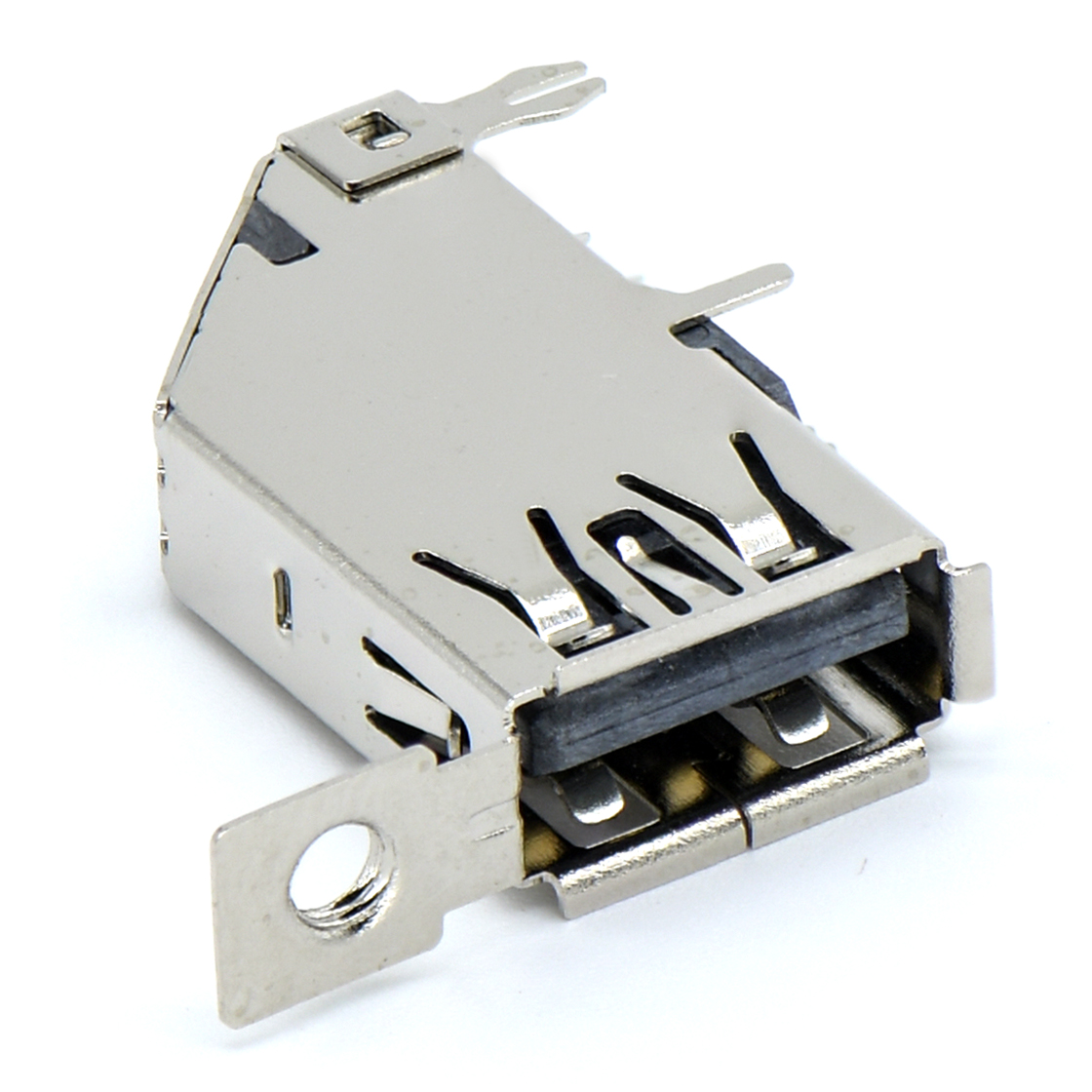 USB连接器USB2.0 AF 单层 侧插 有耳