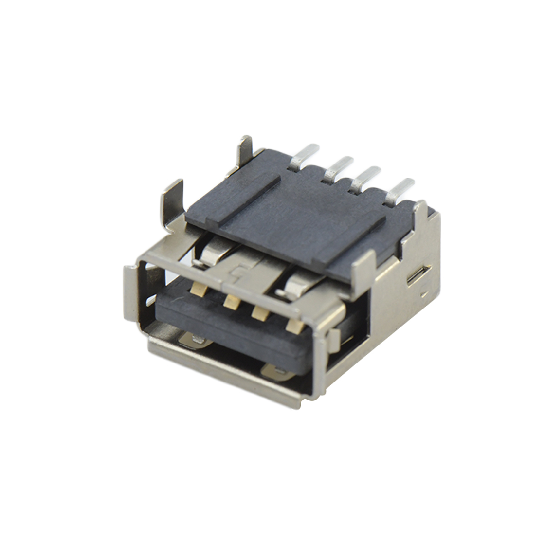 USB连接器USB2.0 AF SMT贴板式 四脚插板 有边