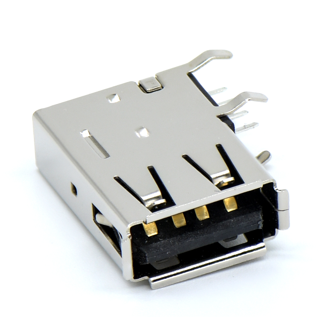 USB连接器USB2.0 AF 单层 90度 侧插