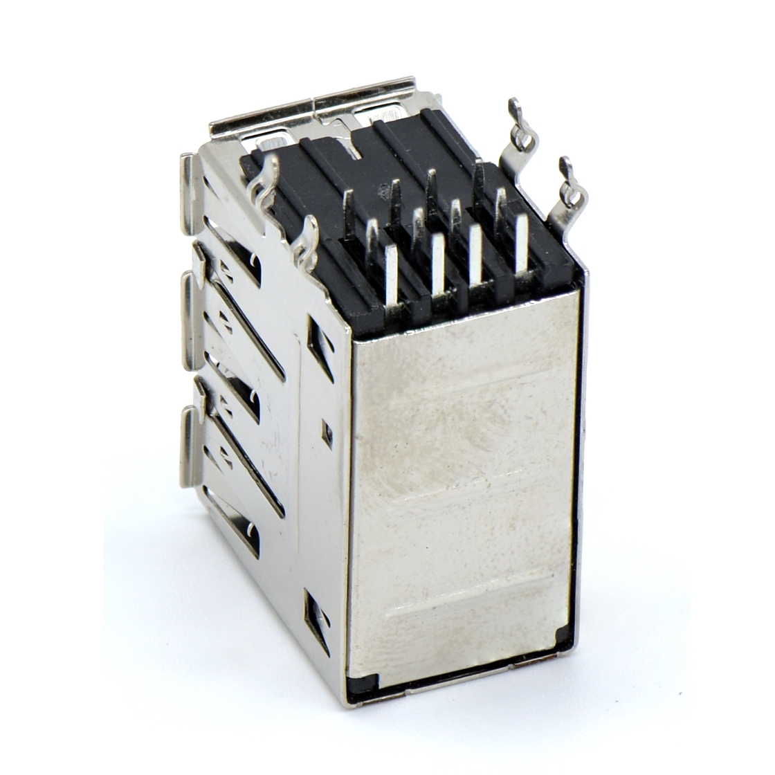 USB连接器USB2.0 AF 三层 DIP 插板