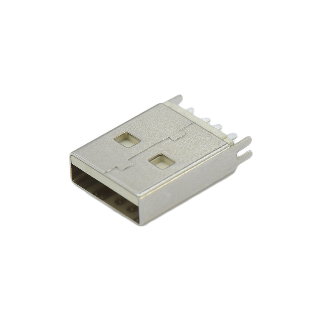 USB连接器USB2.0 AM夹板式0.8mm L=17.5mm
