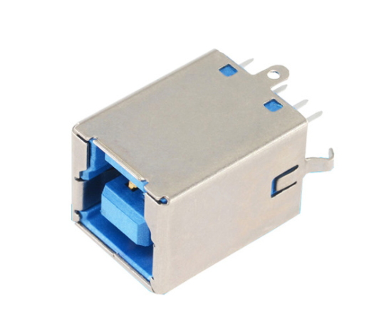 USB连接器USB3.0 BF 立插 打青蛙脚