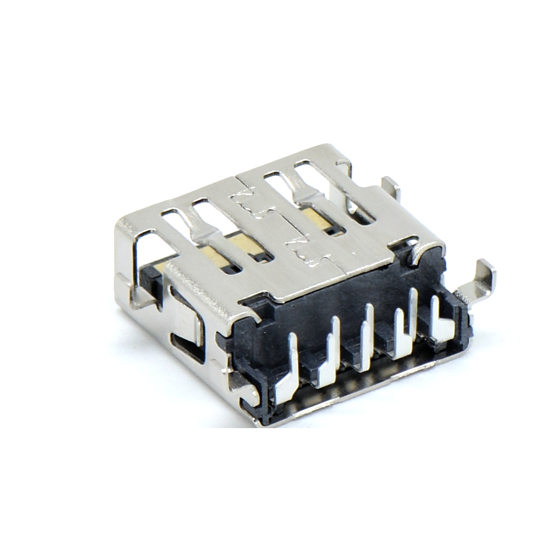 USB连接器USB3.0 AF 单层 DIP沉板式 四脚插板 无边