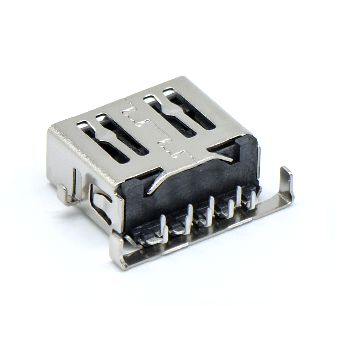 USB连接器USB3.0 AF 单层 DIP沉板式 四脚插板 无边