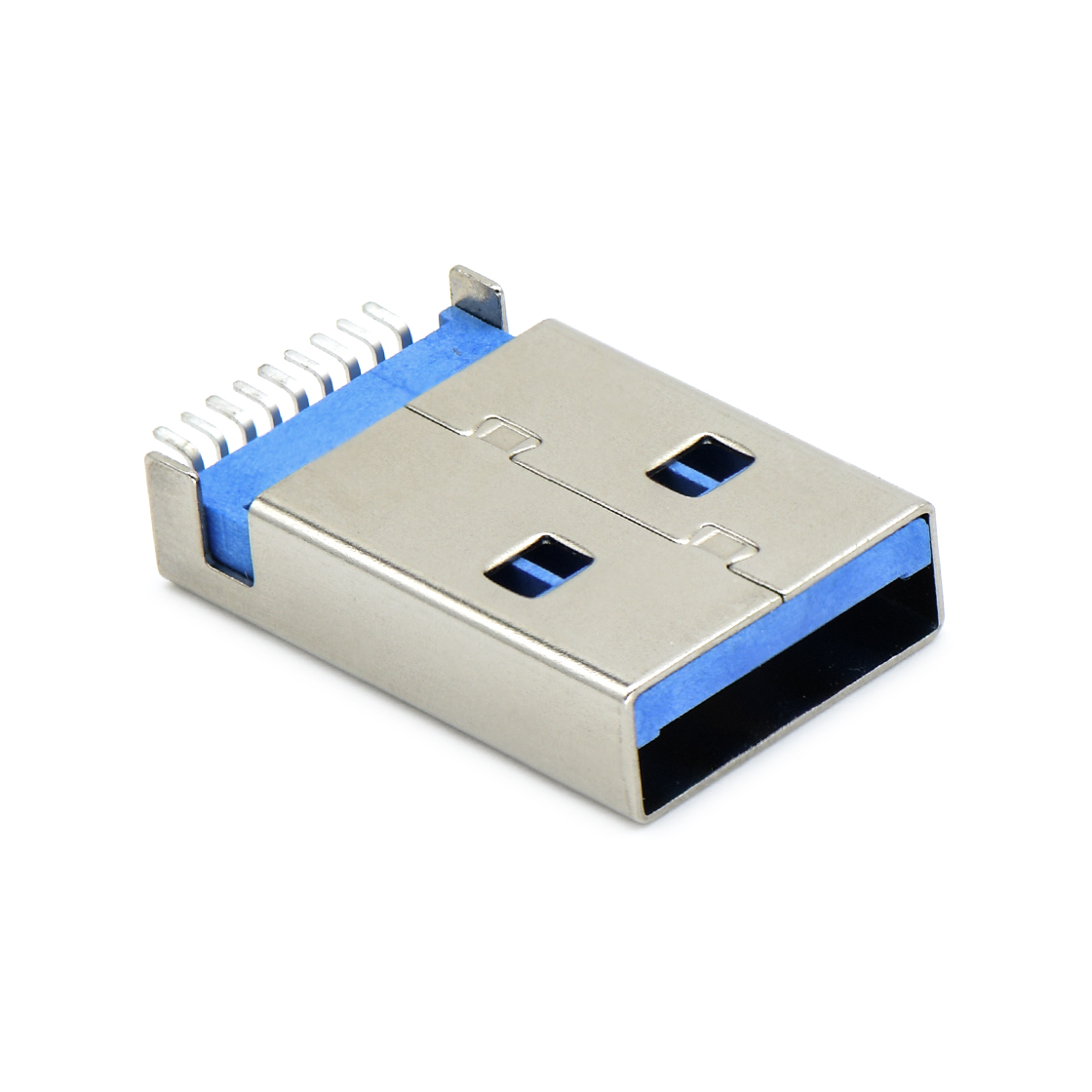 USB连接器USB3.0 AM SMT沉板式3.2mm L=18.75mm 无柱