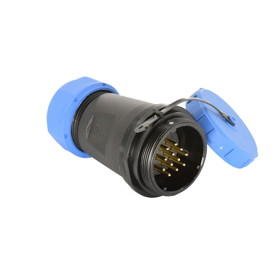 DP29系列 圆形航空插头 12芯电缆对接公插座 电缆直径13-16mm