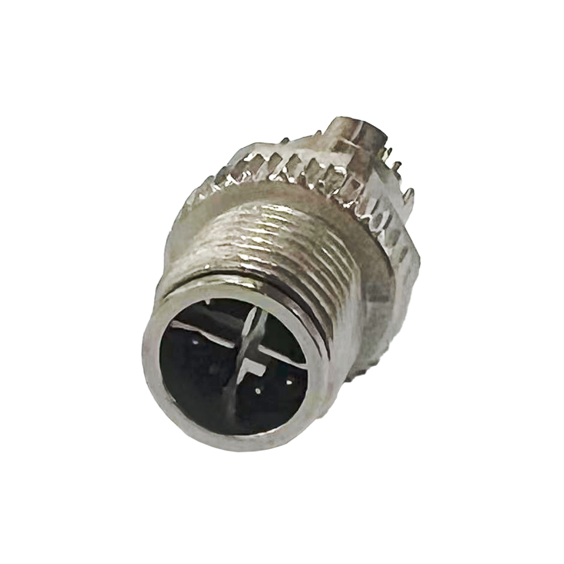 M12防水连接器X编码8Pin线端公头 装配式三件套