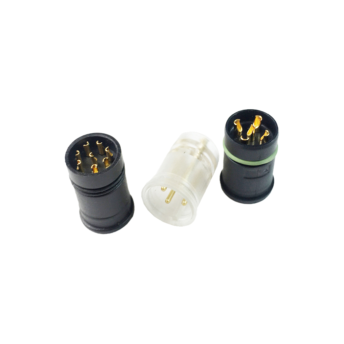 M12防水连接器板端公头 D款19L