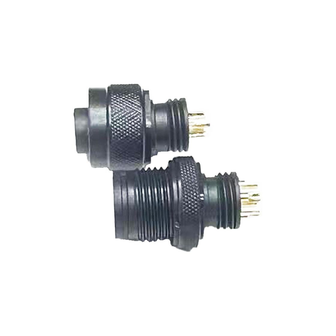 M12防水连接器线端母头 C款+10.5L网纹POM螺母
