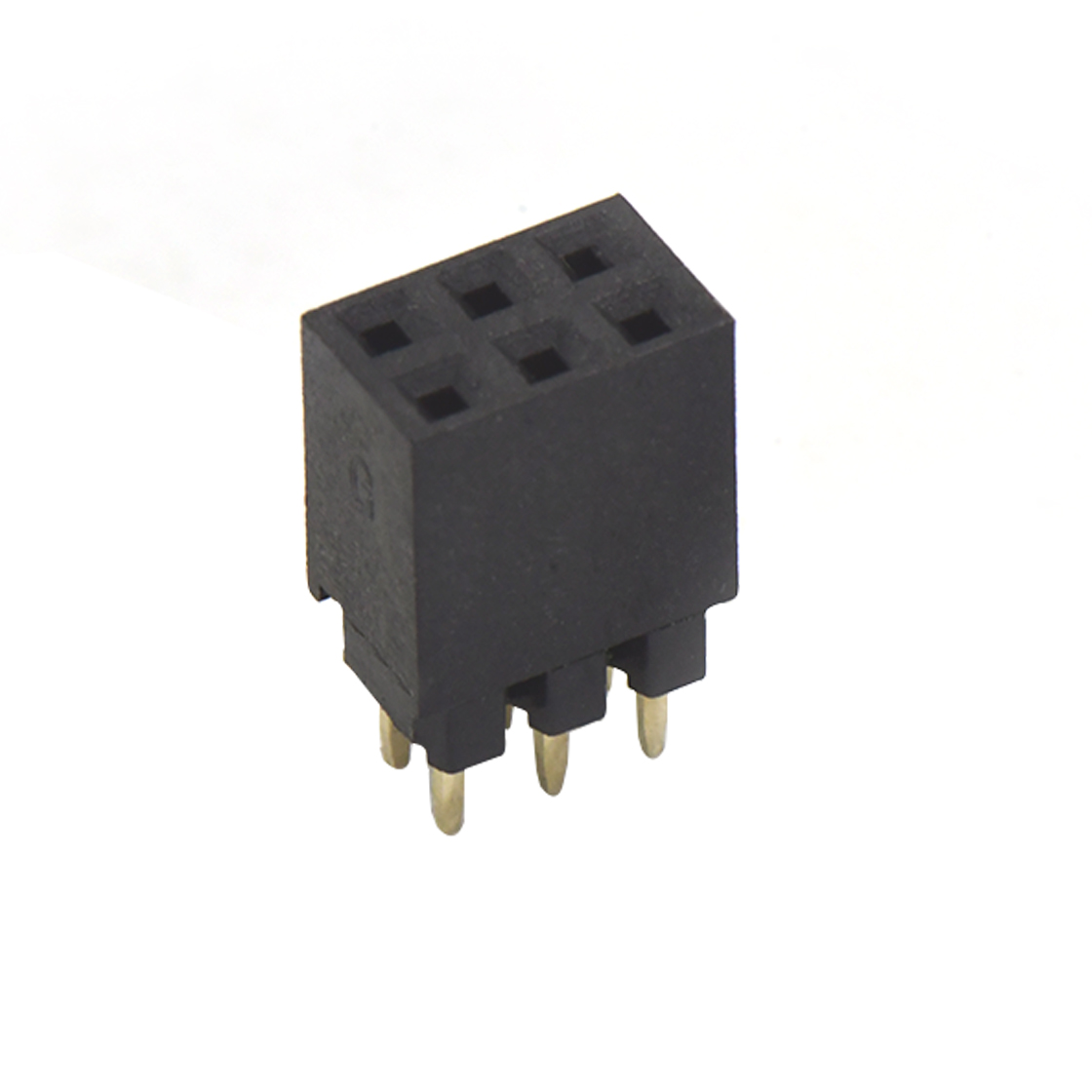 FH2005 排母连接器 Pitch 2.00mm 180° 双排 DIP Y型 H6.35排母+H1.5排针塑胶