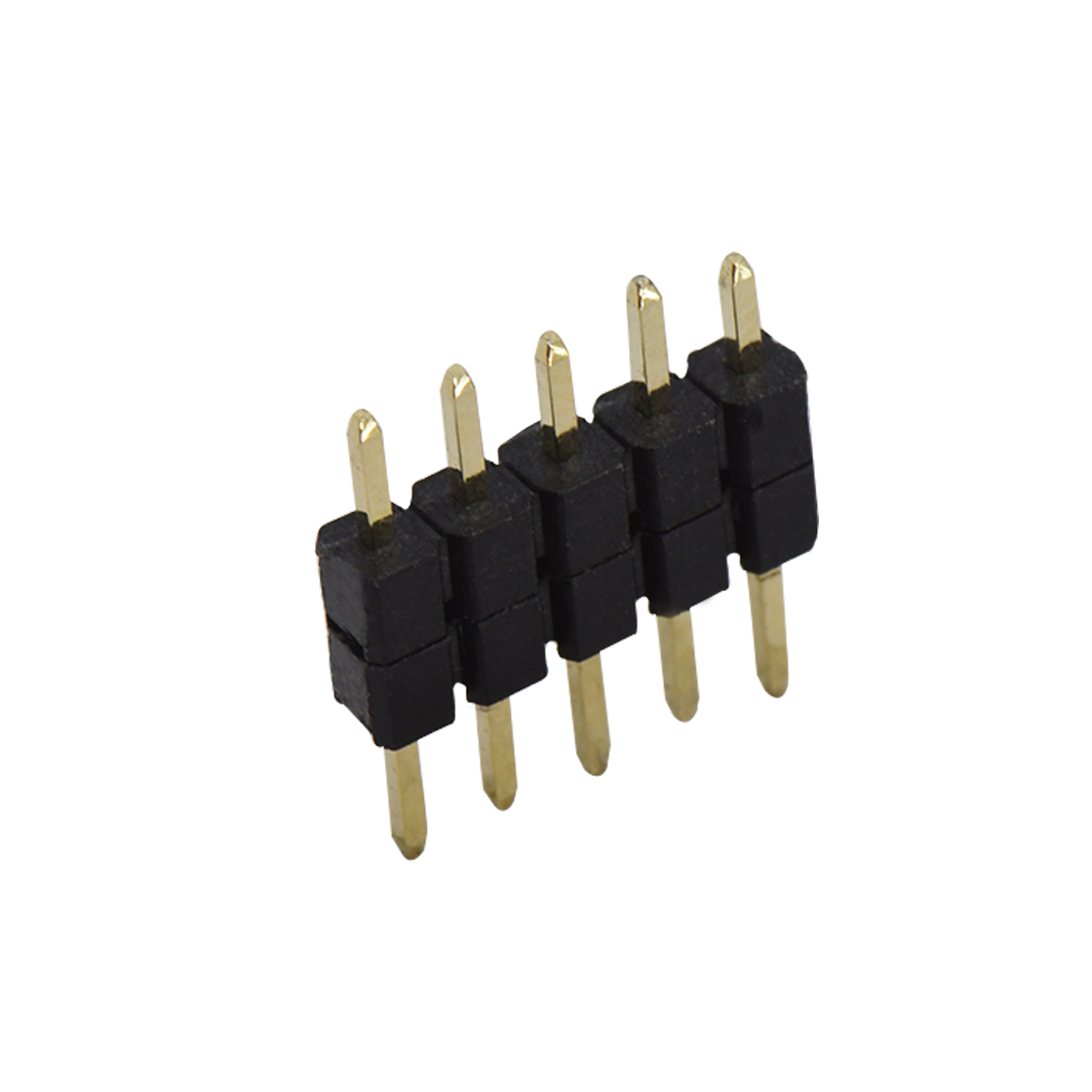 PH2541 排针连接器 Pitch 2.54mm 180° 单排 DIP 双塑 排针 L=11.6MM