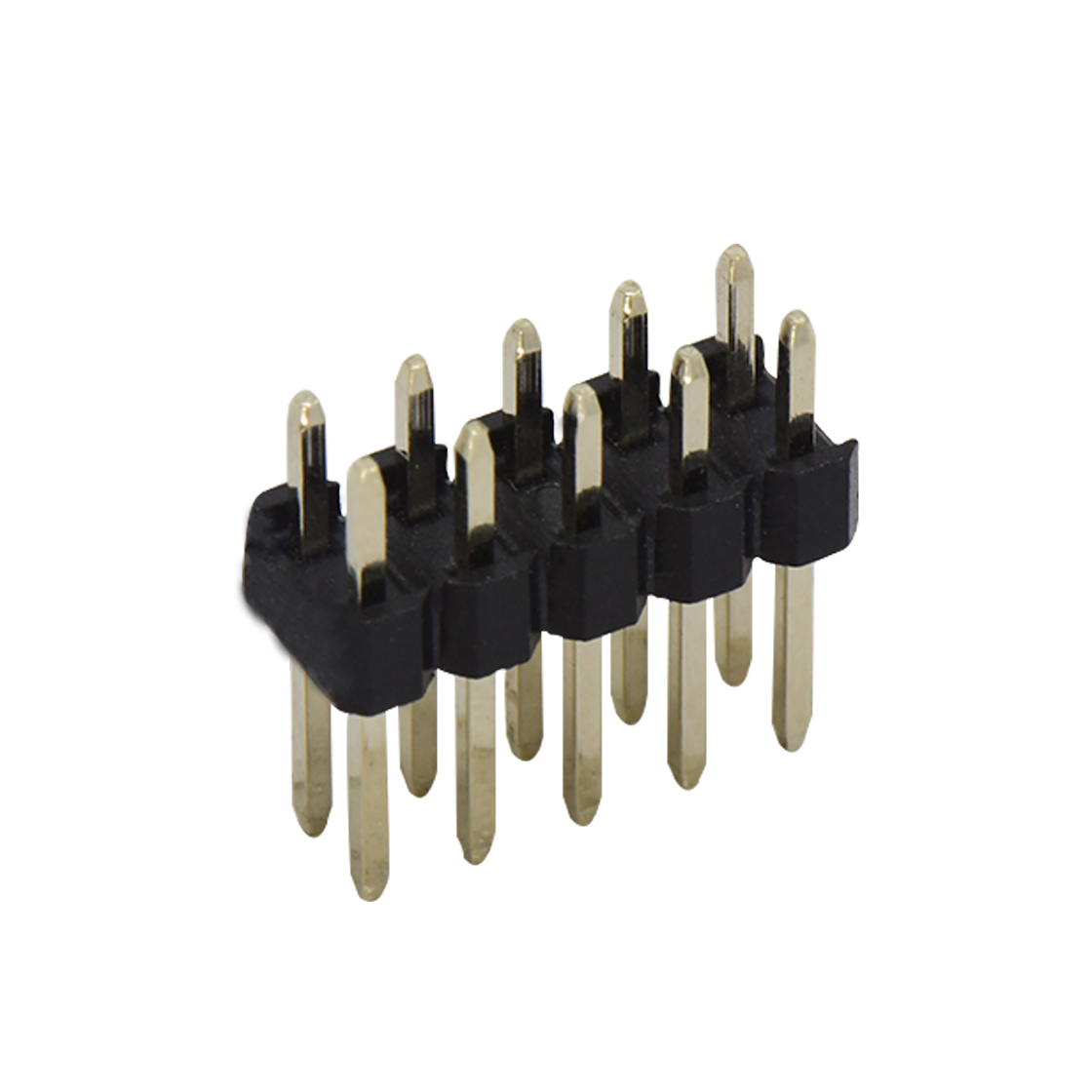 Pitch 2.54mm 180° 双排 DIP 单塑排针 L=11.5MM PC 3.0