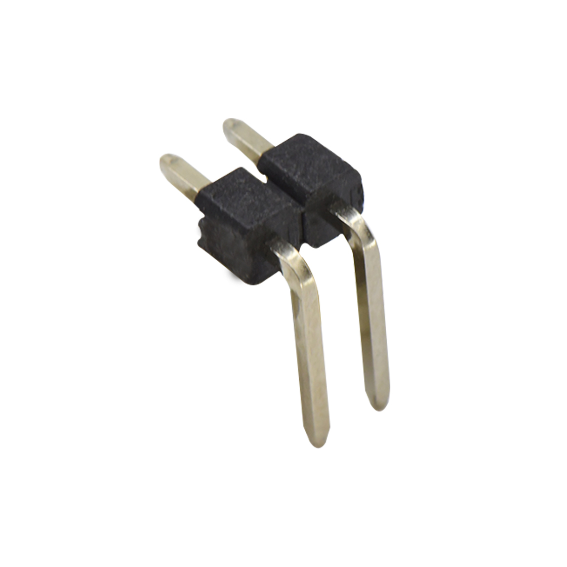 PH2541 排针连接器 Pitch 2.54mm 90° 单排针弯平面 H2.5 W2.5 DIP PA6.0 PC3.0
