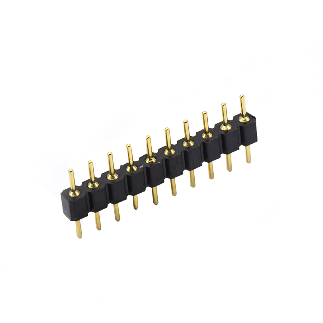 MP2541 圆形排针连接器 Pitch 2.54mm 180° 单排 DIP型 圆孔排针