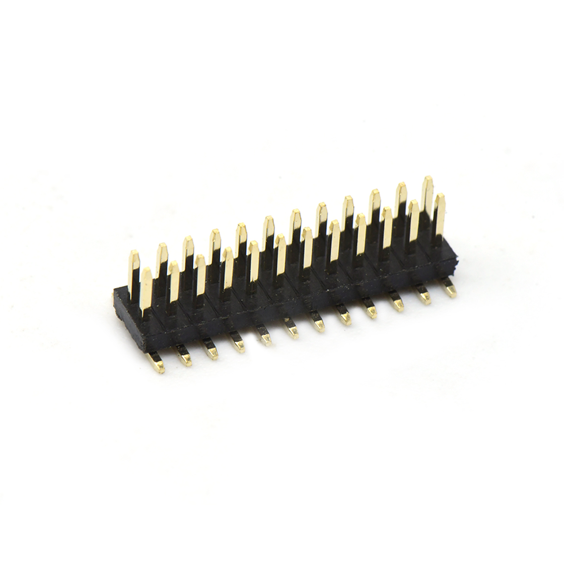 PH1276 排针连接器 Pitch 1.27mm 180° 双排 SMT H1.0W3.4 排针 PC5.5 PA3.0