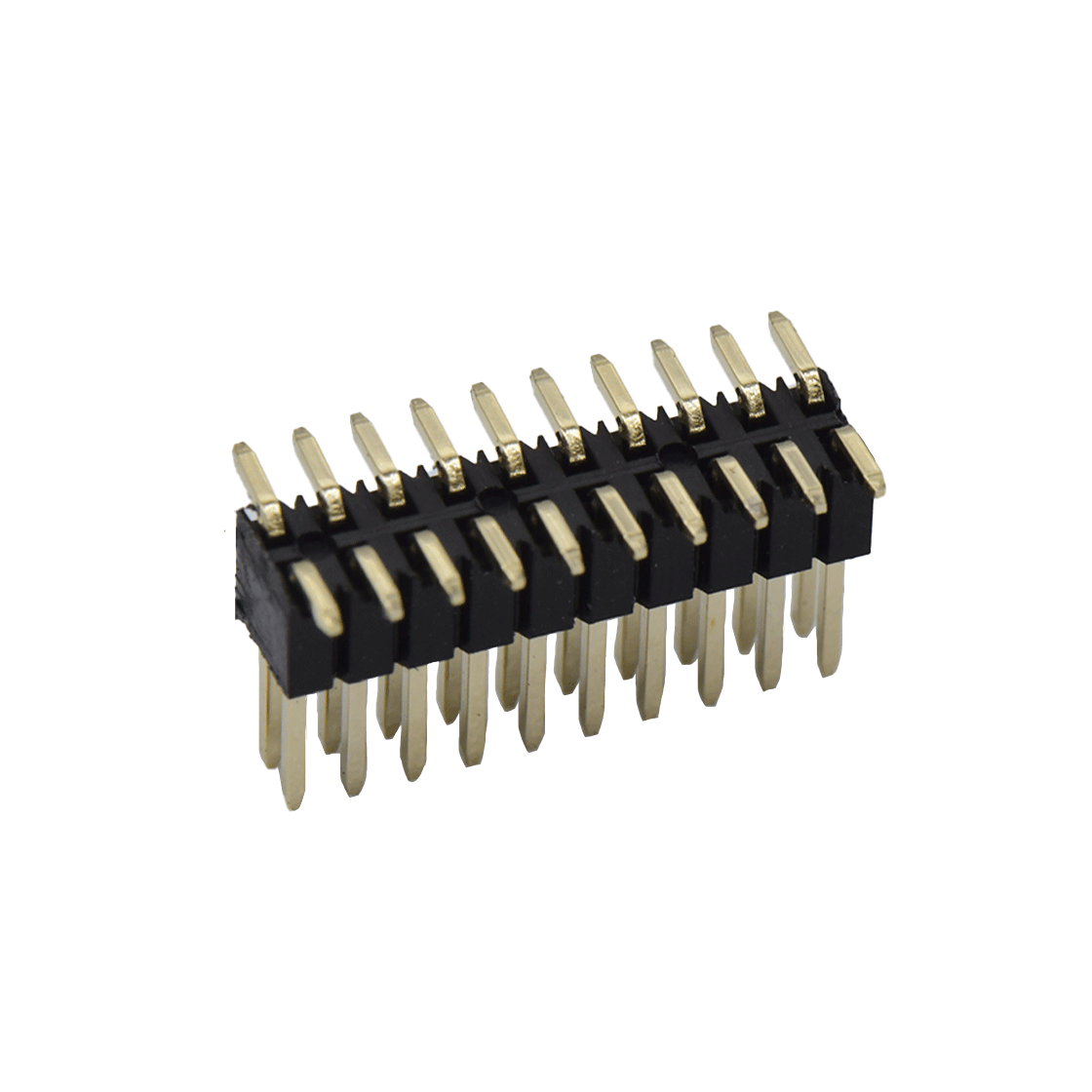 PH1276 排针连接器 Pitch 1.27mm 180° 双排 SMT H2.5W3.0 排针 PC5.5 PA3.8