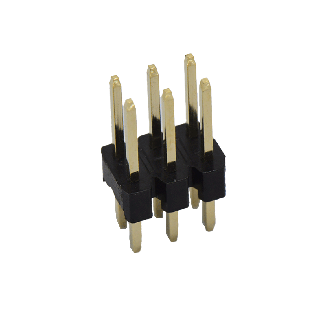 PH2005 排针连接器 Pitch 2.00mm 180° 双排 DIP H2.0 W4.0 单塑排针 PA5.3
