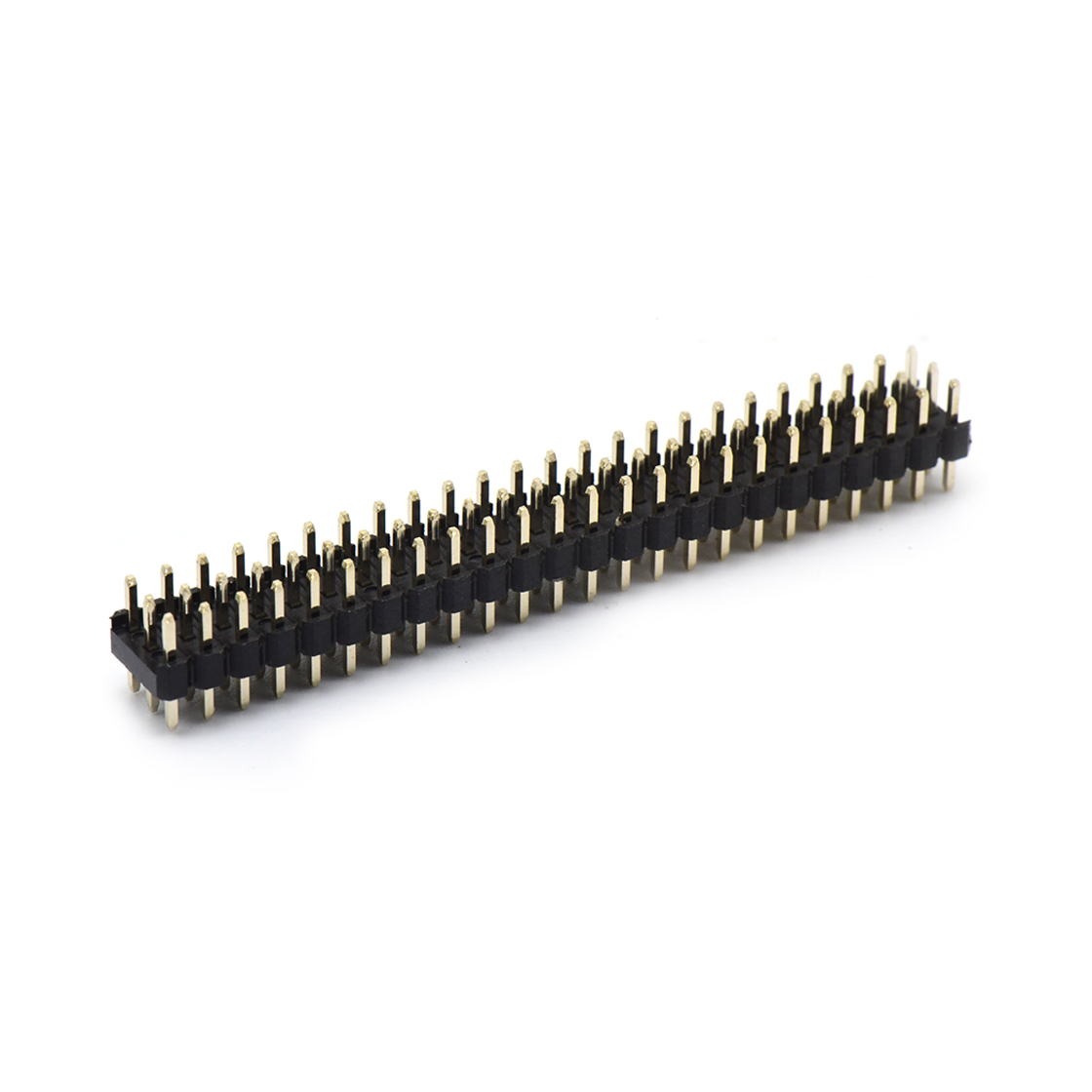 PH2541 排针连接器 Pitch 2.54mm 180° 三排 DIP H2.54W7.5 单塑排针 PA3.0 PC3.0