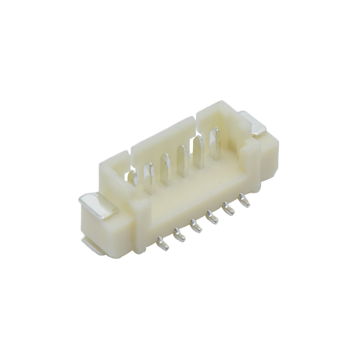 胜蓝1.25线对板连接器 直立式 SMT型 Wafer 6pin 本色