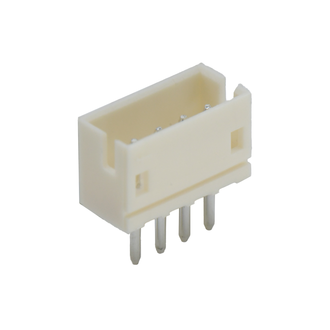 胜蓝1.5线对板连接器 直立式180°单排DIP型 Wafer 4Pin 本色