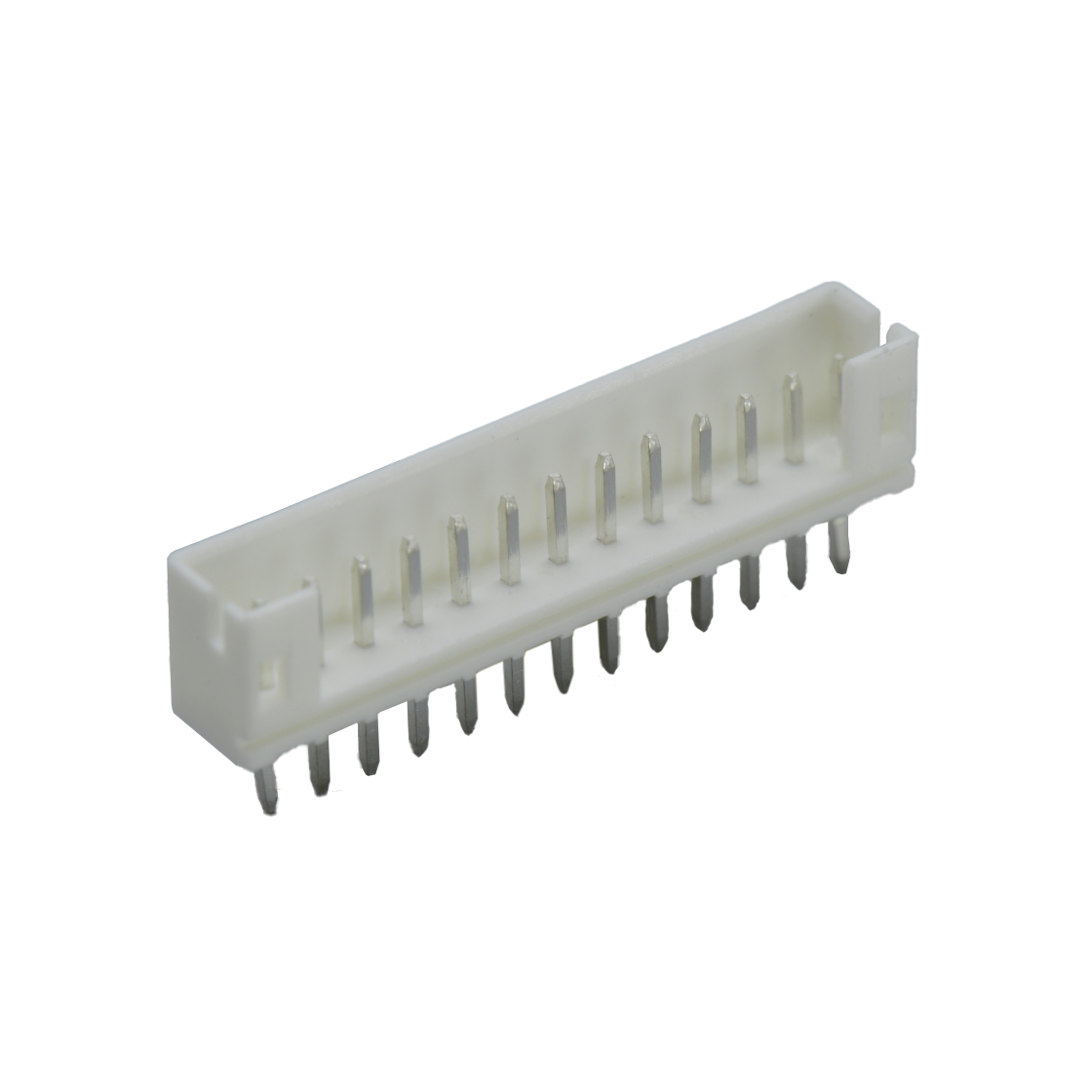 胜蓝2.0线对板连接器 180°直立式单排打外K DIP型 Wafer 13pin 本色 HF