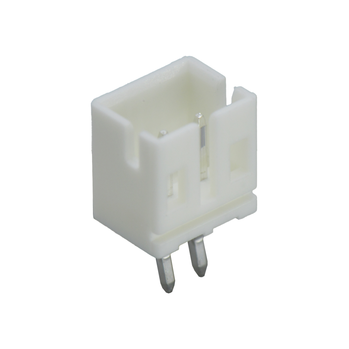 胜蓝2.0线对板连接器 180°直立式单排打外K DIP型 Wafer 2pin 本色 HF