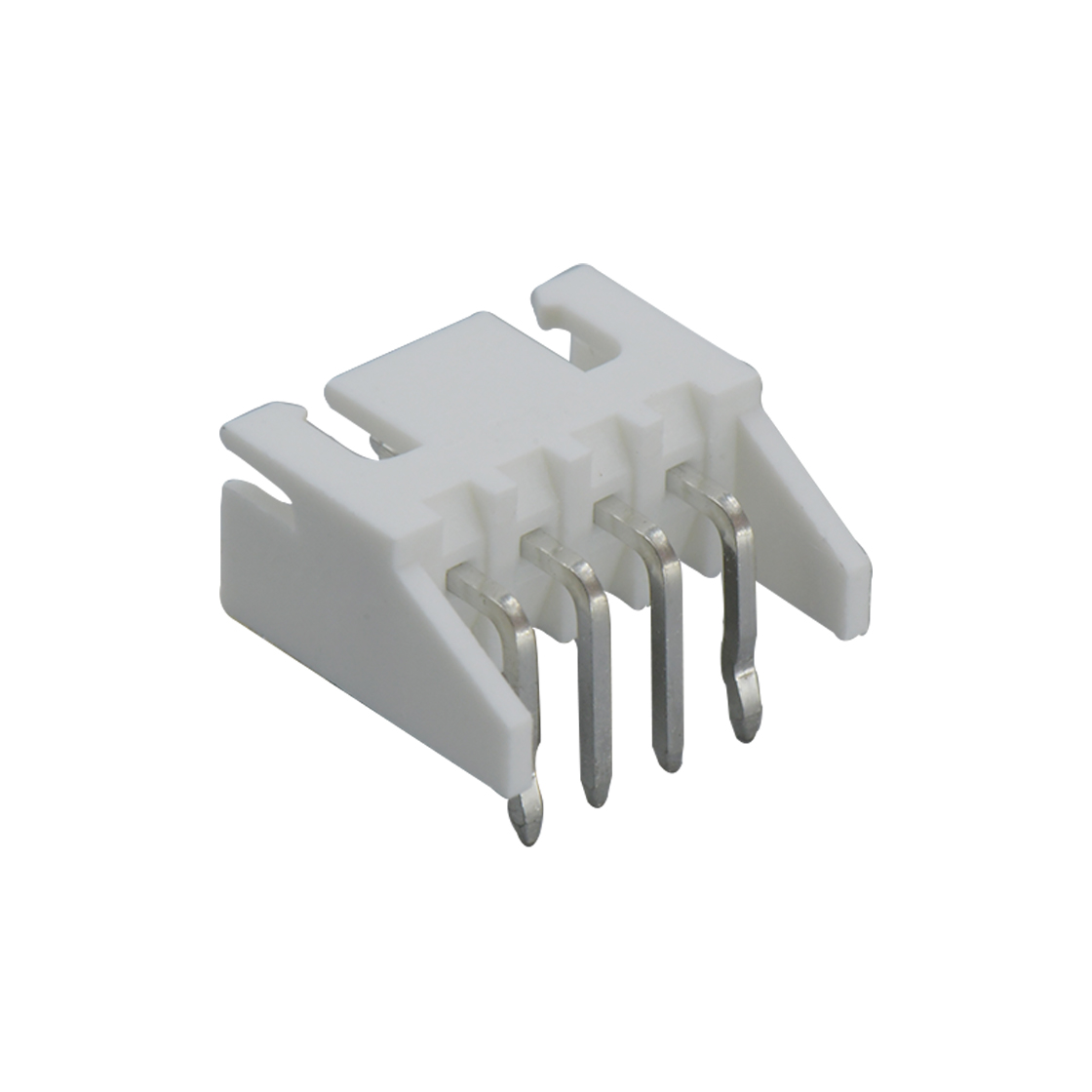 胜蓝2.5线对板连接器 90°卧式单排DIP型Wafer 4Pin 本色 HF