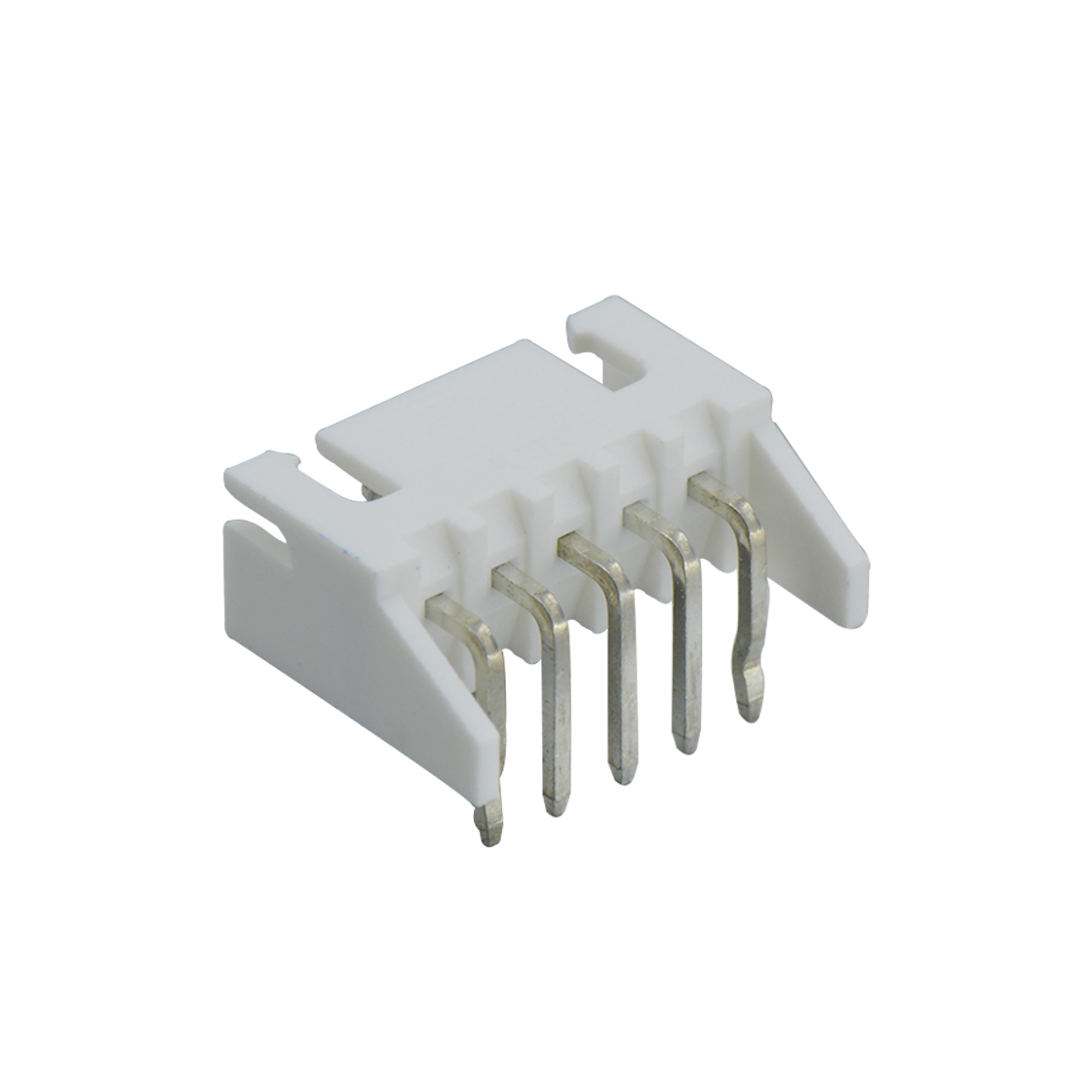 胜蓝2.5线对板连接器 90°卧式单排DIP型Wafer 5Pin 本色 HF