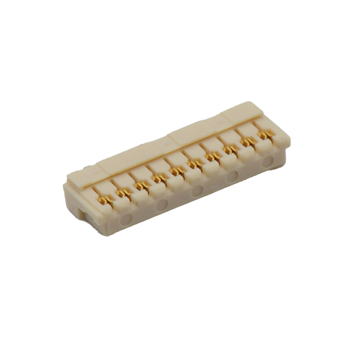 A1002线对板连接器Pitch 1.00mm单排刺破式无耳胶壳 AWG30#