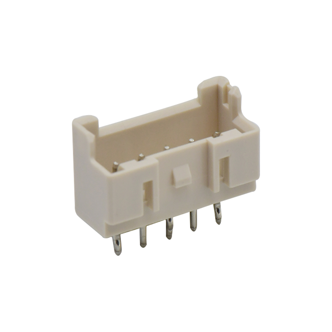 A2508线对板连接器Pitch 2.50mm单排 Wafer 打K 无柱 5Pin本色 PA66
