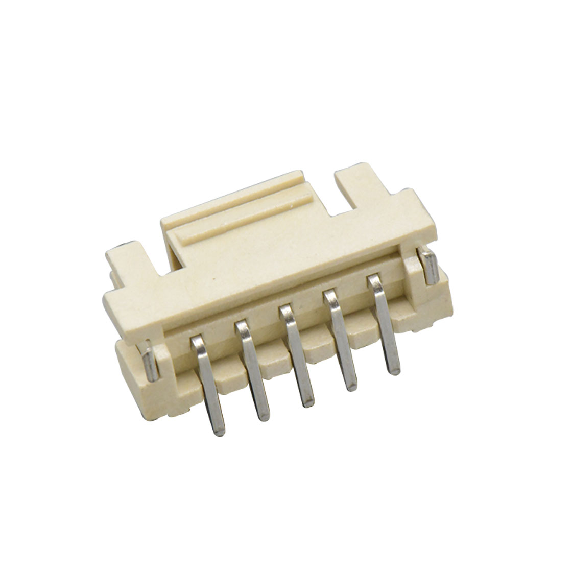 A2509线对板连接器Pitch 2.50mm 180°单排立贴 无卤Wafer 5Pin本色镀亮锡