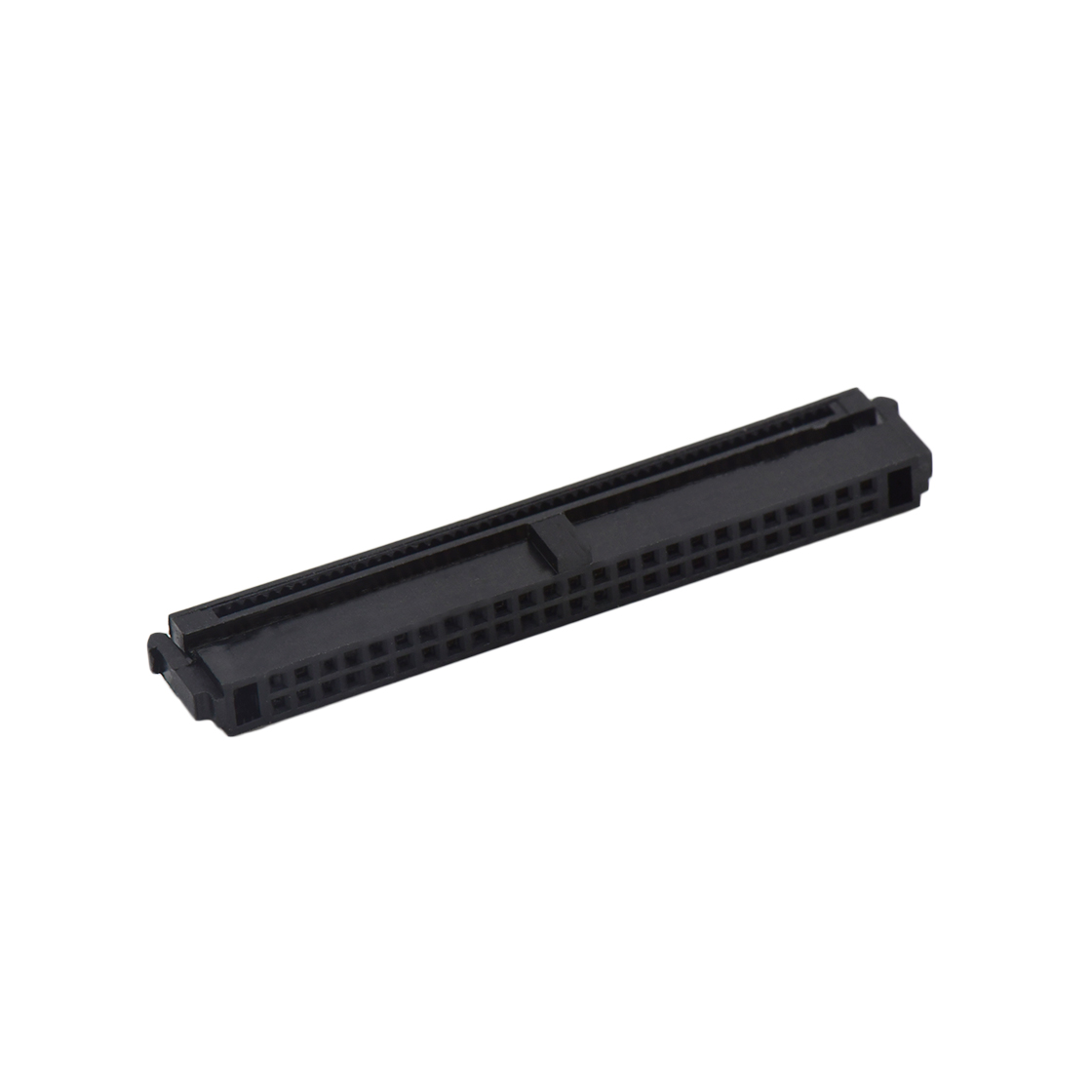 D1274 IDC连接器 Pitch 1.27mm 180° 双排 DIP 有鼻 公座 （3件套）反扣 2X25Pin 黑色 PBT，94V-0 镀全金G/F