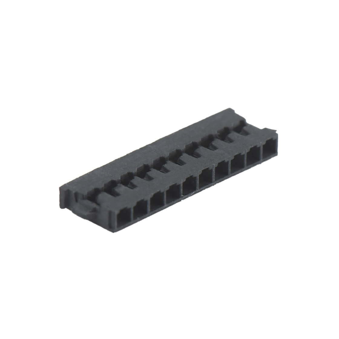 A1201线对板连接器Pitch 1.20mm单排胶壳 10Pin黑色