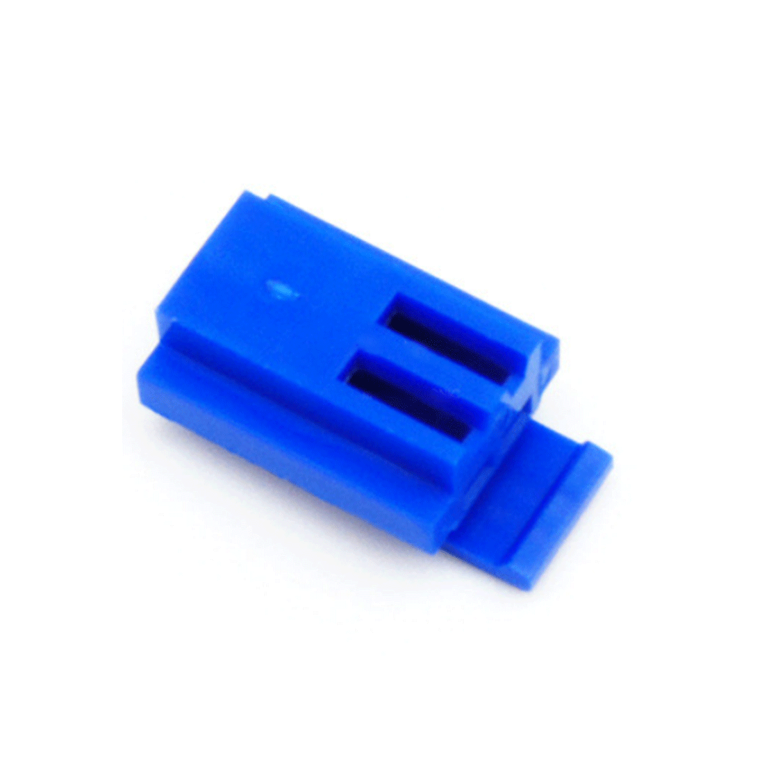A2504线对板连接器Pitch 2.50mm带卡扣胶壳 02Pin蓝色