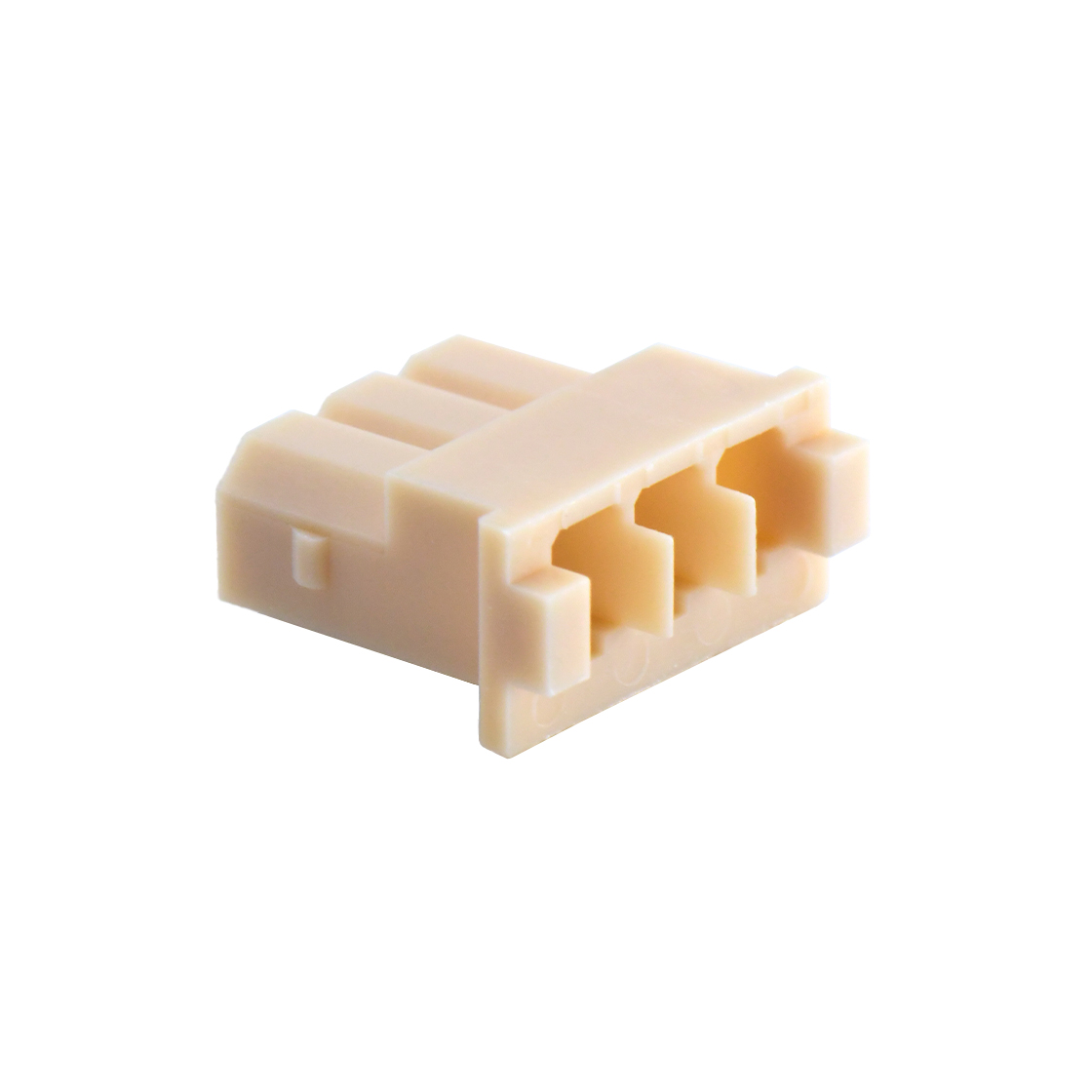 A2505线对板连接器Pitch 2.50mm(5264) 无logo胶壳 3Pin米黄色