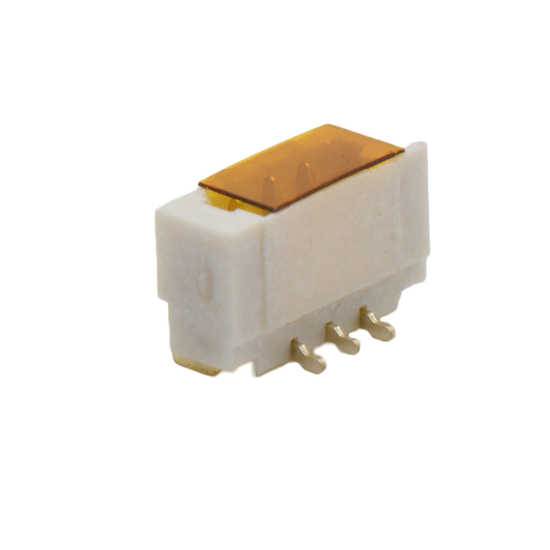 D0801刺破式连接器Pitch 0.80mm单排180°立贴Wafer 3Pin 本色 镀全金G/F