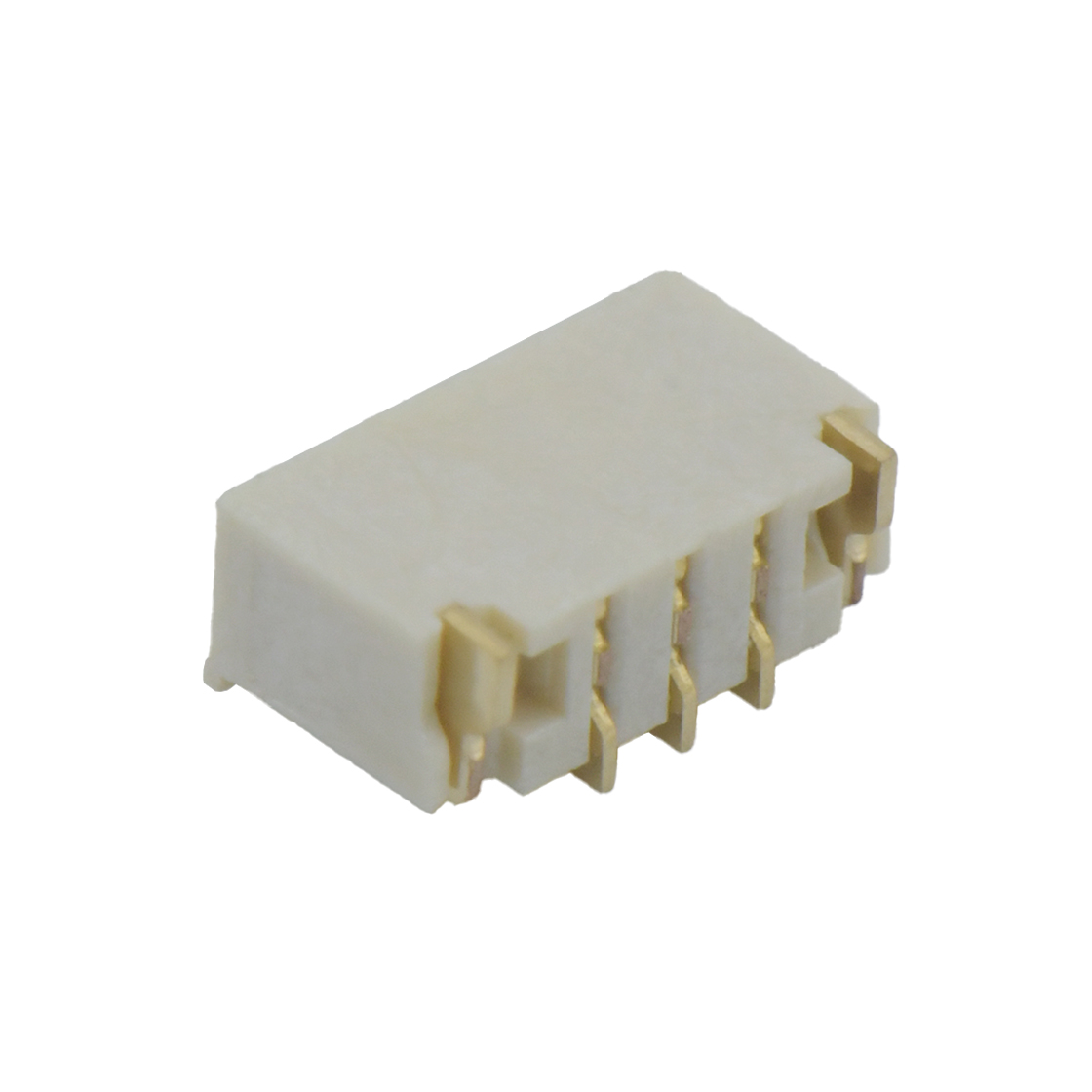 D0801刺破式连接器Pitch 0.80mm单排90°卧贴Wafer 3Pin 米黄色