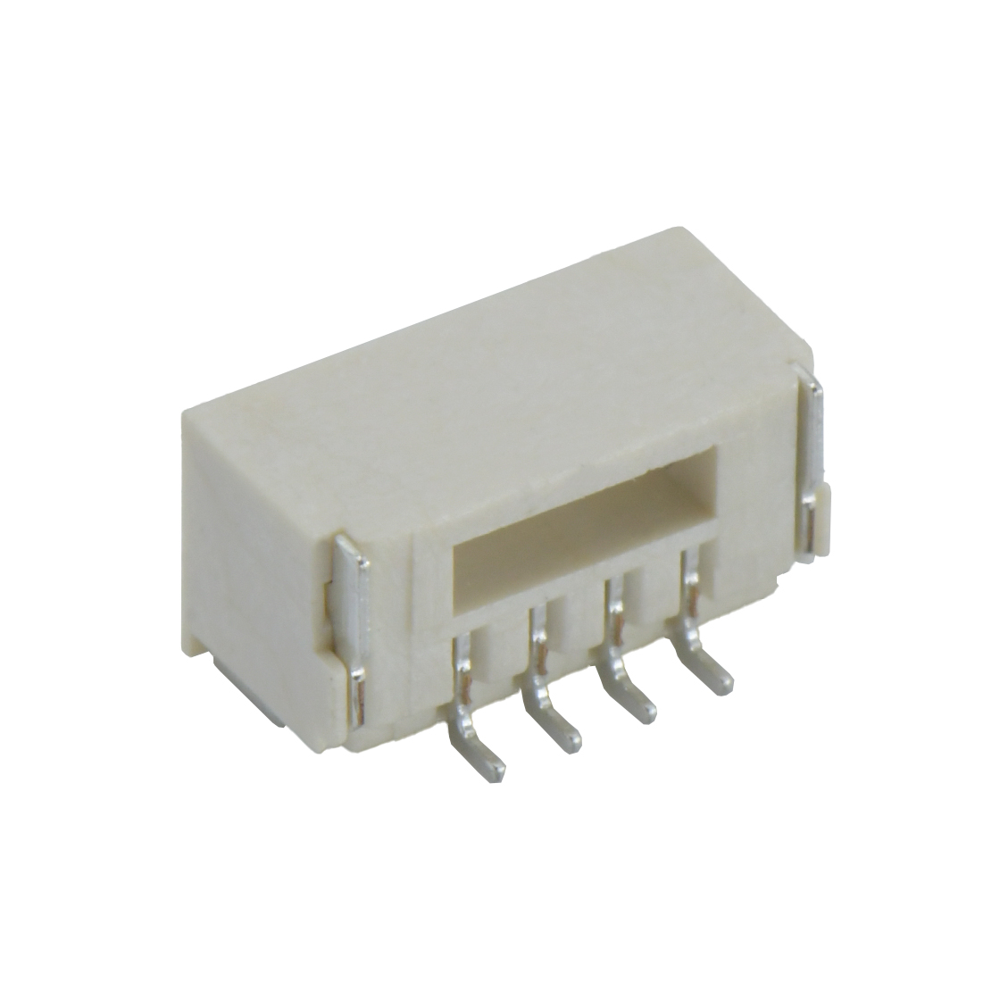 A1257线对板连接器Pitch 1.25mm 90° 单排卧贴 Wafer