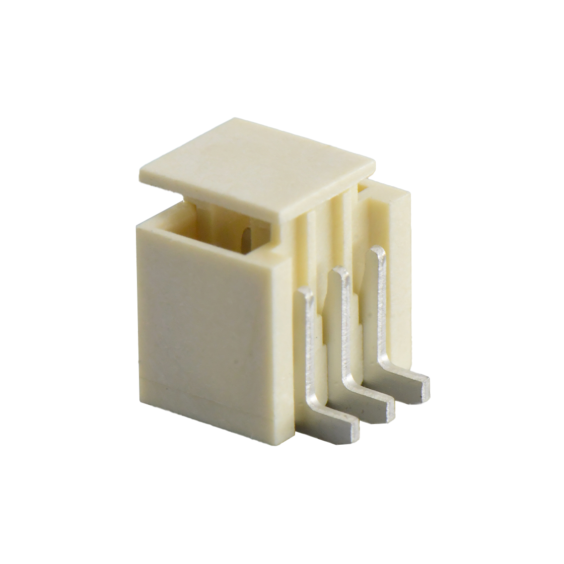 A1502线对板连接器Pitch 1.50mm 180°单排立式SMT型 Wafer 3Pin本色 镀雾锡