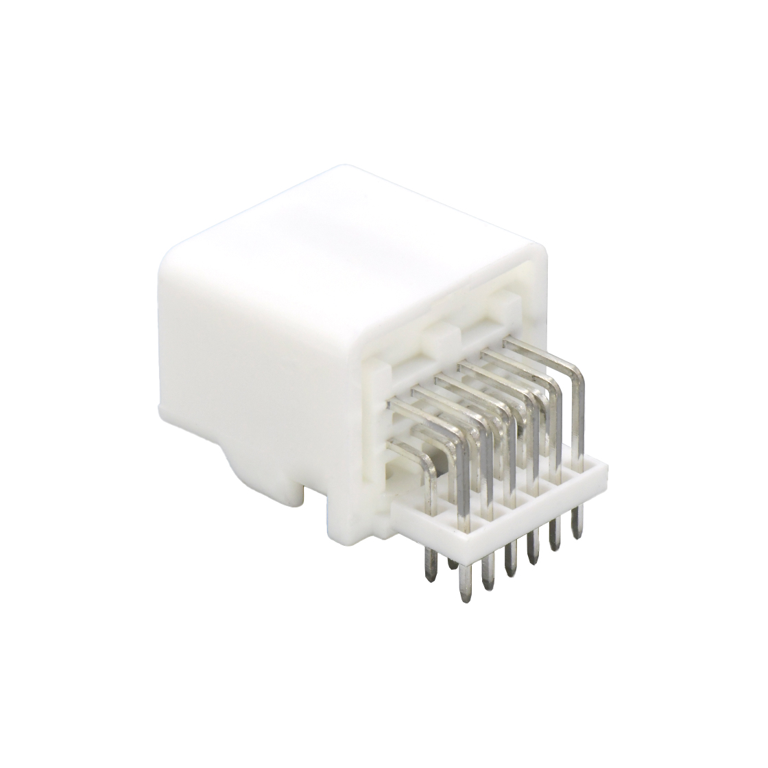 A2201线对板连接器Pitch 2.20mm 90°卧插带扣 汽车连接器