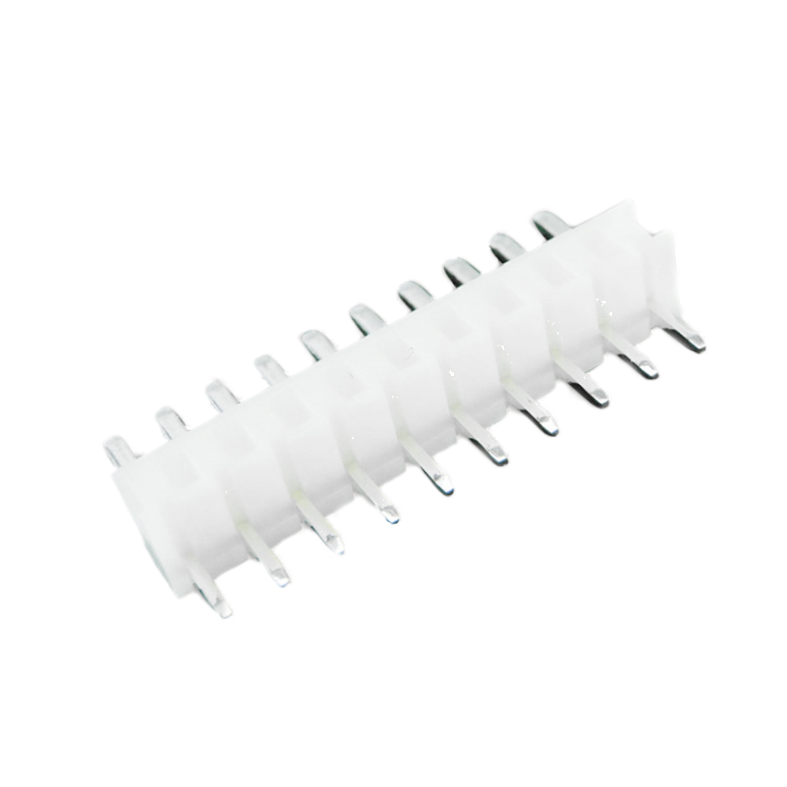 A2504线对板连接器Pitch 2.50mm单排立插 Wafer 10Pin本色 亮锡