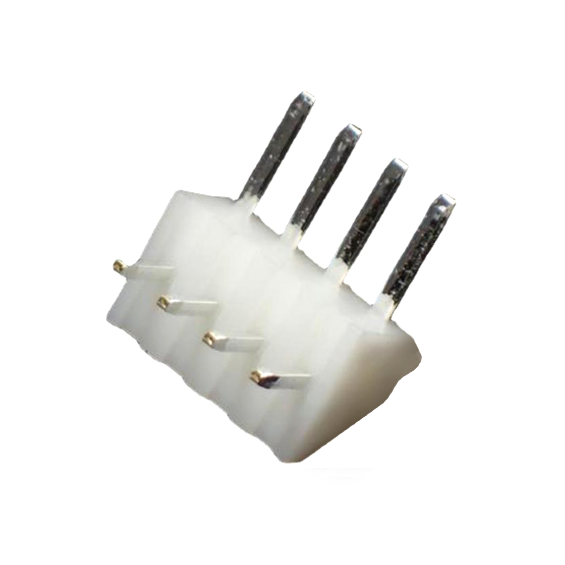A2504线对板连接器Pitch 2.50mm单排卧插 Wafer 04Pin本色 亮锡