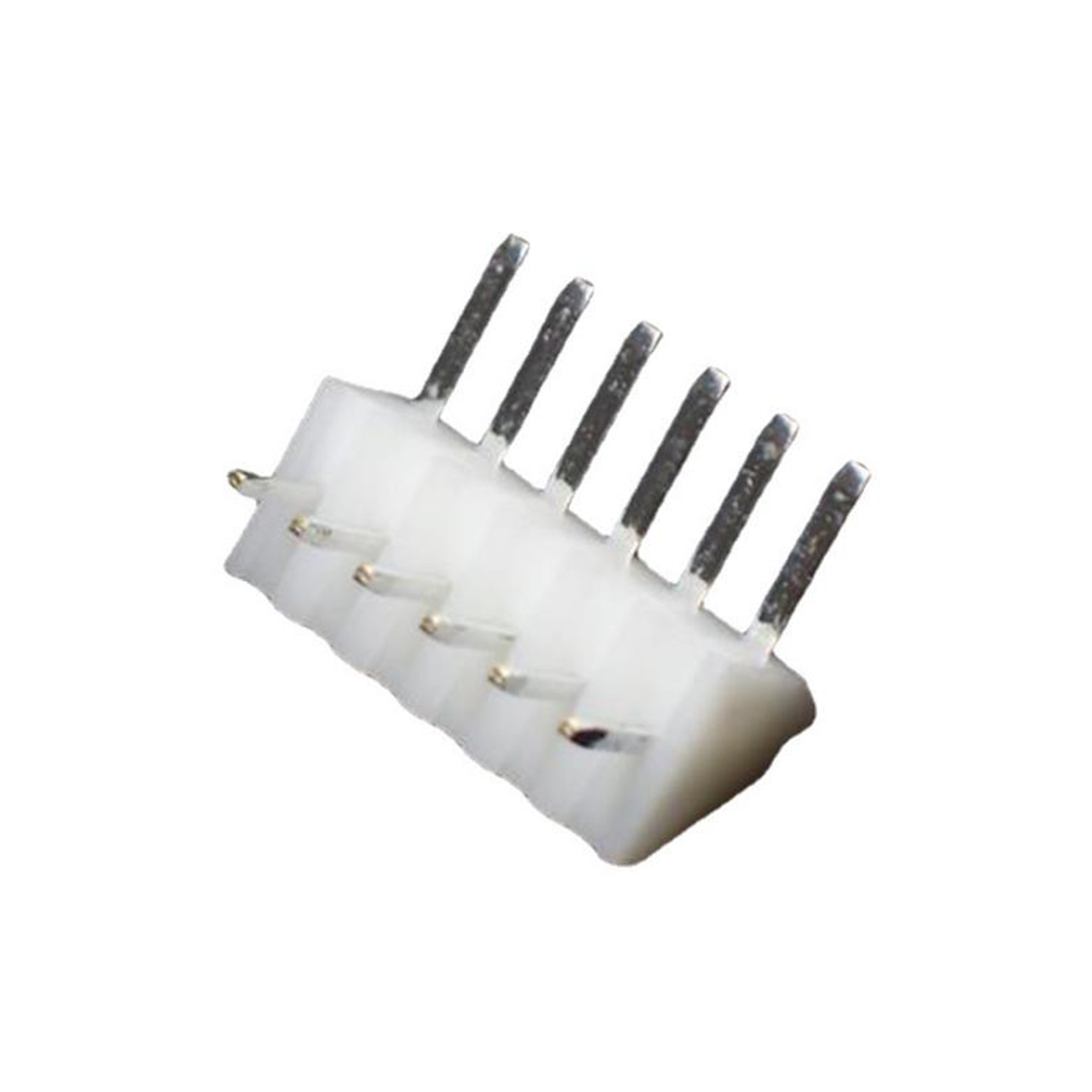 A2504线对板连接器Pitch 2.50mm单排卧插 Wafer 06Pin本色 亮锡