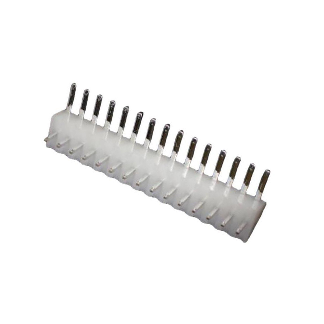 A2504线对板连接器Pitch 2.50mm单排卧插 Wafer 15Pin本色 亮锡