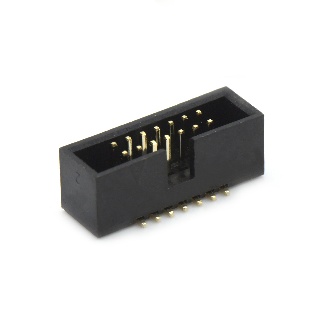 BH1274 简牛连接器 Pitch 1.27mm 180° 双排 SMT+CAP 简牛 PC 6.5MM