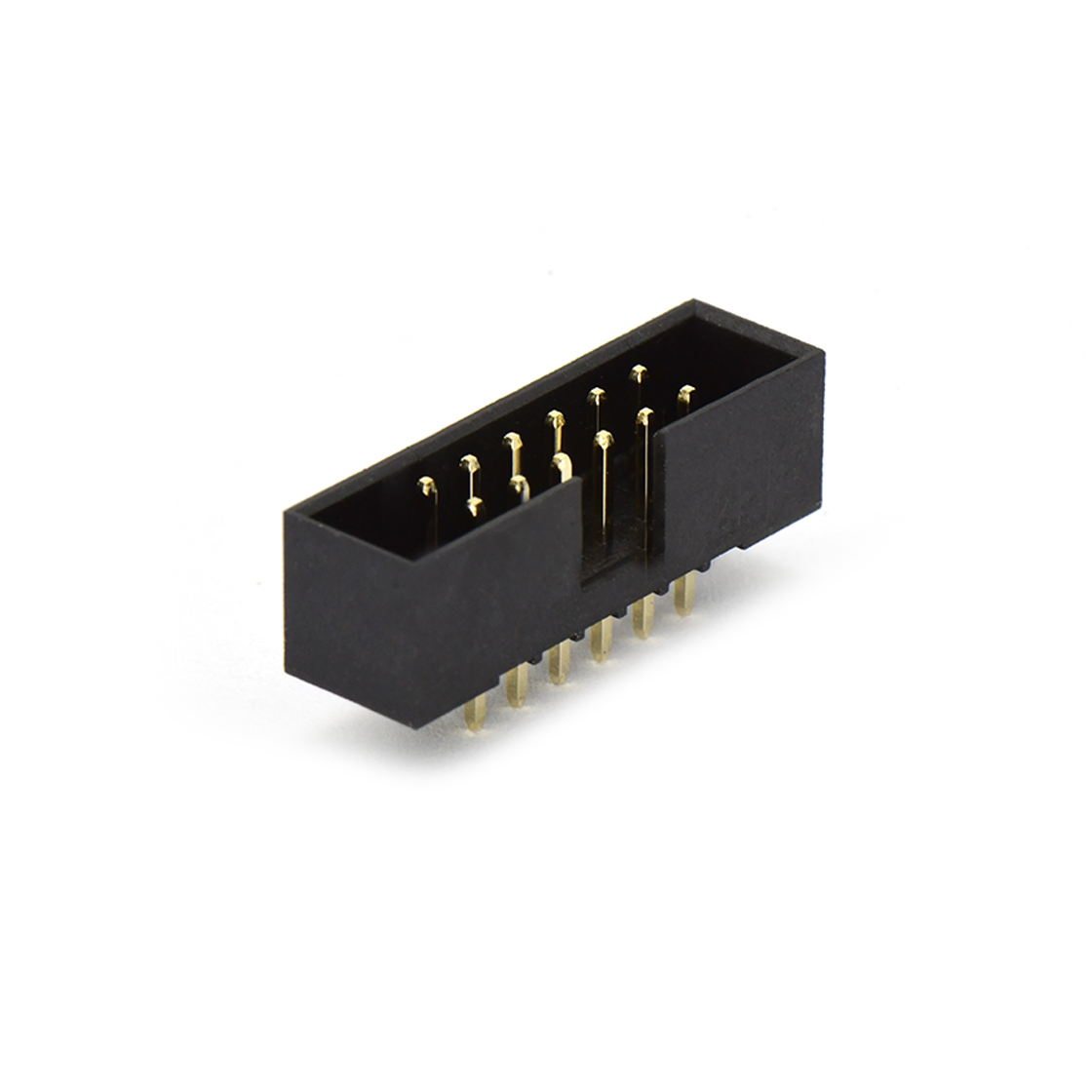 BH2075 简牛连接器 Pitch 2.00mm 180° 双排 塑高5.6 DIP 常规款简牛 PC 2.5MM