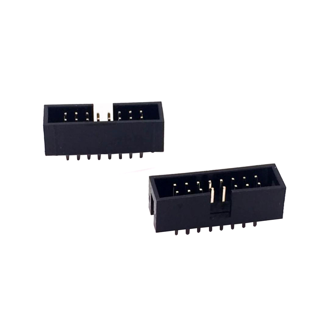 BH2075 简牛连接器 Pitch 2.00mm 180° 双排 塑高5.6 DIP 常规款简牛 PC 2.8MM