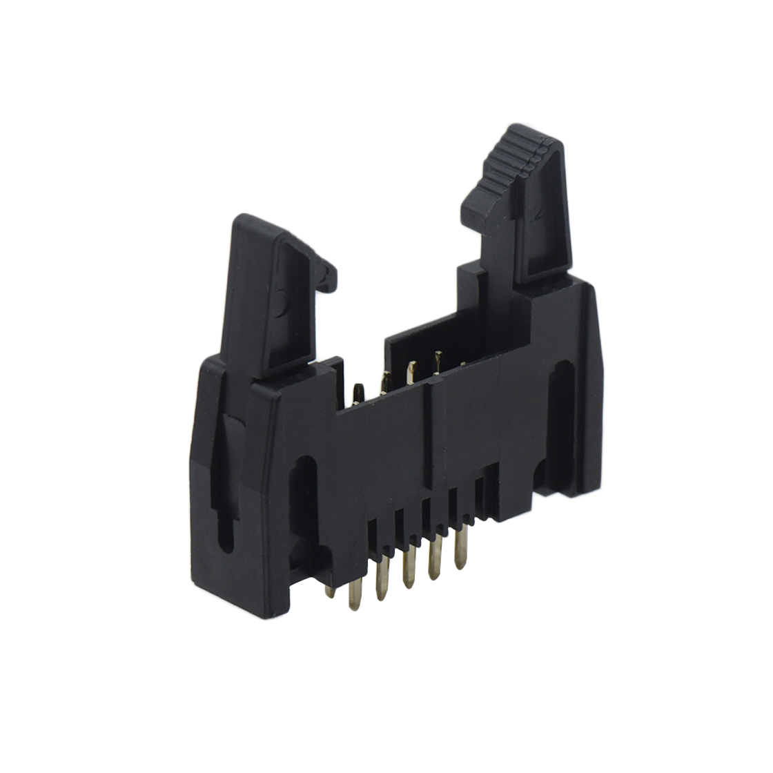 EJ2553 牛角连接器 Pitch 2.54mm 180° 双排 DIP 牛角 PC:3.10MM